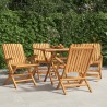 Chaises de jardin pliantes lot de 4 61x67x90cm bois massif teck 569547569547