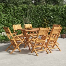 Chaises de jardin pliantes lot de 6 55x61x90cm bois massif teck 569550569550