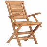 Ensemble à manger de jardin 5 pcs Bois de teck massif 569553569553