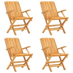 Ensemble à manger de jardin 5 pcs Bois de teck massif 569561569561