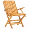 Ensemble à manger de jardin 5 pcs Bois de teck massif 569561569561