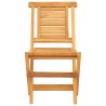 Chaises de jardin pliantes lot de 4 47x63x90cm bois massif teck 569566569566