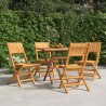Chaises de jardin pliantes lot de 4 47x61x90cm bois massif teck 569568569568