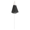 Parasol de jardin avec mât en acier anthracite 180 cm 569570569570