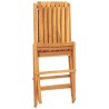 Chaises de jardin pliantes lot de 6 47x47x89cm bois massif teck 569575569575
