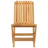 Chaises de jardin pliantes lot de 6 47x47x89cm bois massif teck 569575569575