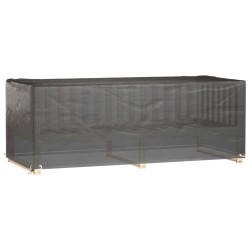 Housses salon de jardin 2pcs 8œillets 192x82x65cm rectangulaire 569580569580