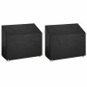 Housses de banc de jardin 2 pcs 8 œillets 160x70x70/88 cm PE 569583569583