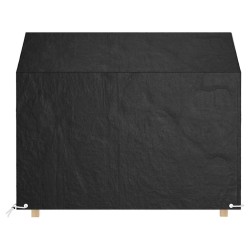 Housses de banc de jardin 2 pcs 8 œillets 160x70x70/88 cm PE 569583569583