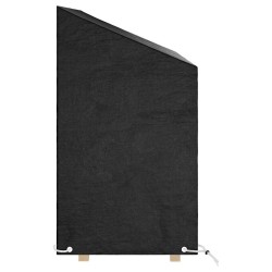 Housses de banc de jardin 2 pcs 8 œillets 160x70x70/88 cm PE 569583569583