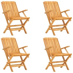 Ensemble à manger de jardin 5 pcs Bois de teck massif 569584569584