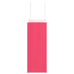 Sacs en papier 50 pcs avec poignées rose 18x8x22 cm 569596569596