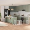 Barrière pour chien porte pliable 12 panneaux bois de peuplier 569602569602