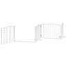 Barrière pour chien porte pliable 12 panneaux bois de peuplier 569602569602