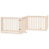 Barrière pour chien porte pliable 12 panneaux bois de peuplier 569622569622