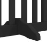 Barrière pour chien porte pliable 10panneaux noir bois peuplier 569628569628