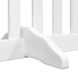 Barrière pour chien porte pliable 10 panneaux bois de peuplier 569630569630