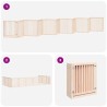 Barrière pour chien porte pliable 12 panneaux bois de peuplier 569631569631