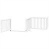 Barrière pour chien porte pliable 10 panneaux bois de peuplier 569632569632