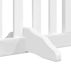 Barrière pour chien porte pliable 10 panneaux bois de peuplier 569632569632