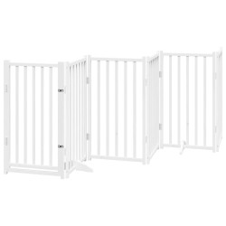 Barrière pour chien porte pliable 15 panneaux bois de peuplier 569633569633