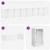 Barrière pour chien porte pliable 15 panneaux bois de peuplier 569633569633