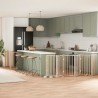 Barrière pour chien porte pliable 12 panneaux bois de peuplier 569641569641
