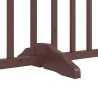 Barrière pour chien porte pliable 15 panneaux bois de peuplier 569645569645