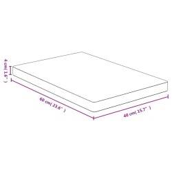 Dessus de table 40x60x4 cm bambou 569656569656
