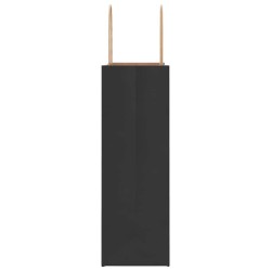 Sacs en papier 250 pcs avec poignées noir 26x12x35 cm 569660569660