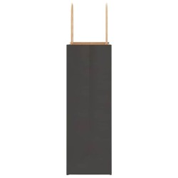 Sacs en papier 250 pcs avec poignées noir 21x11x31 cm 569663569663