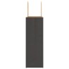 Sacs en papier 250 pcs avec poignées noir 21x11x31 cm 569663569663
