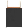 Sacs en papier 250 pcs avec poignées noir 32x22x24 cm 569664569664