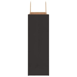 Sacs en papier 250 pcs avec poignées noir 45x17x48 cm 569665569665