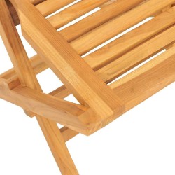 Ensemble à manger de jardin 5 pcs Bois de teck massif 569668569668