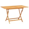 Ensemble à manger de jardin 5 pcs Bois de teck massif 569668569668