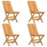 Ensemble à manger de jardin 5 pcs Bois de teck massif 569676569676