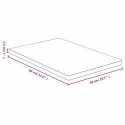 Dessus de table 40x60x2,5 cm bambou 569677569677
