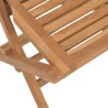Ensemble à manger de jardin 5 pcs Bois de teck massif 569679569679
