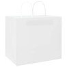 Sacs en papier 250 pcs avec poignées blanc 32x22x28 cm 569701569701