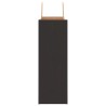 Sacs en papier 50 pcs avec poignées noir 45x17x48 cm 569704569704