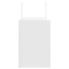 Sacs en papier 50 pcs avec poignées blanc 26x17x25 cm 569705569705