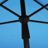 Parasol de jardin avec mât 210x140 cm Bleu azuré 569706569706