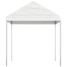 Belvédère avec toit blanc 13,38x2,28x2,69 m polyéthylène 569707569707