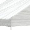 Belvédère avec toit blanc 13,38x2,28x2,69 m polyéthylène 569707569707