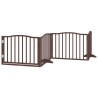 Barrière pour chien porte pliable 12 panneaux bois de peuplier 569711569711