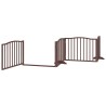 Barrière pour chien porte pliable 12 panneaux bois de peuplier 569711569711