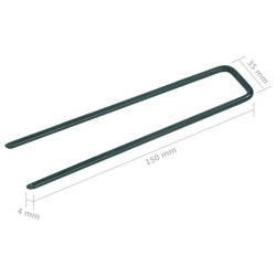 Clous pour gazon artificiel 50 pcs Forme de U Fer 569716569716