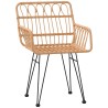 Ensemble à manger de jardin 5pcs Résine tressée 569723569723