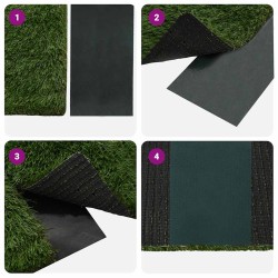 Bande de gazon artificiel 0,15x20 m Vert 569734569734